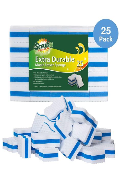 Cleaning made easy with bumper pack magic eraser sponges